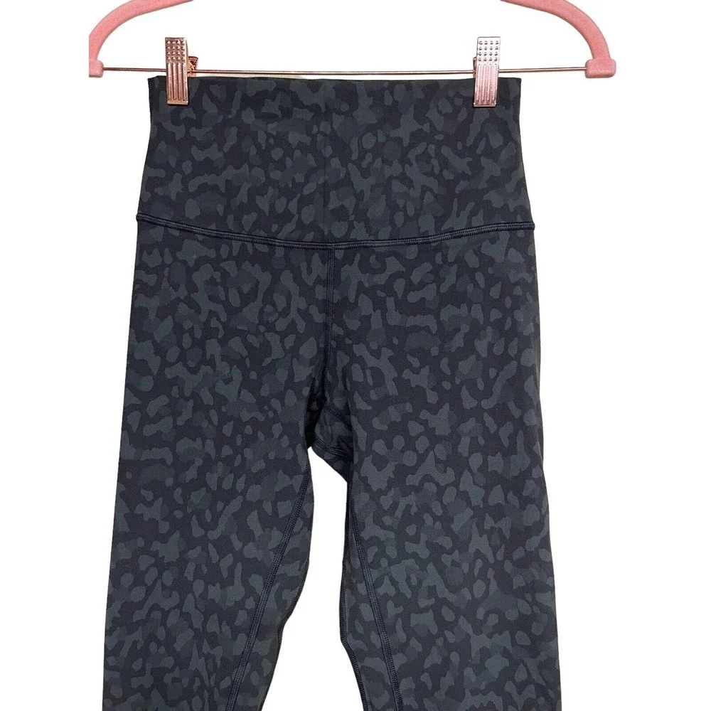 LULULEMON Align Pant II 25” Formation Camo‎ Evergreen Multi Women’s Size 6
